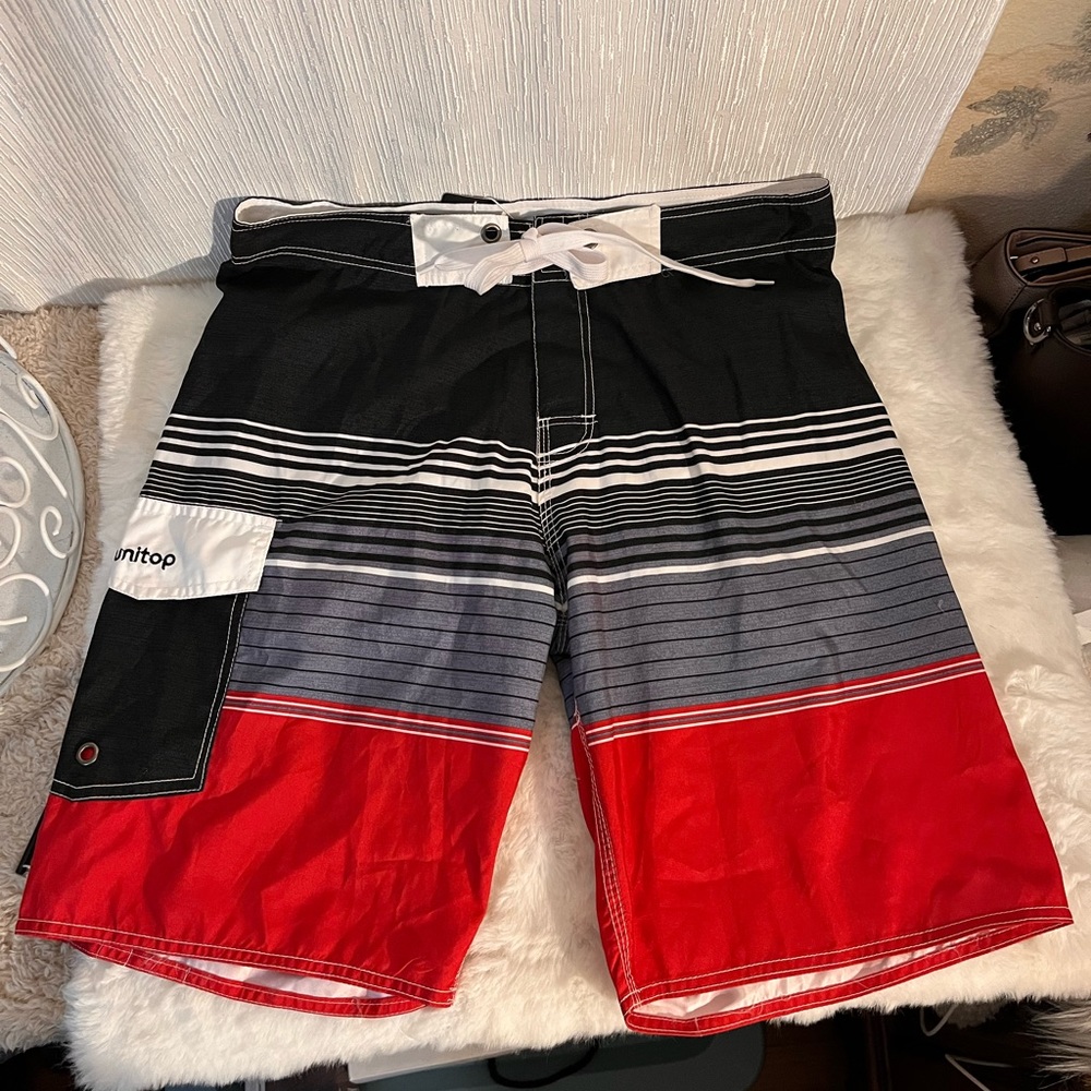 unitop Men's Board Shorts Summer
Holiday Surf Trunks Quick Dry